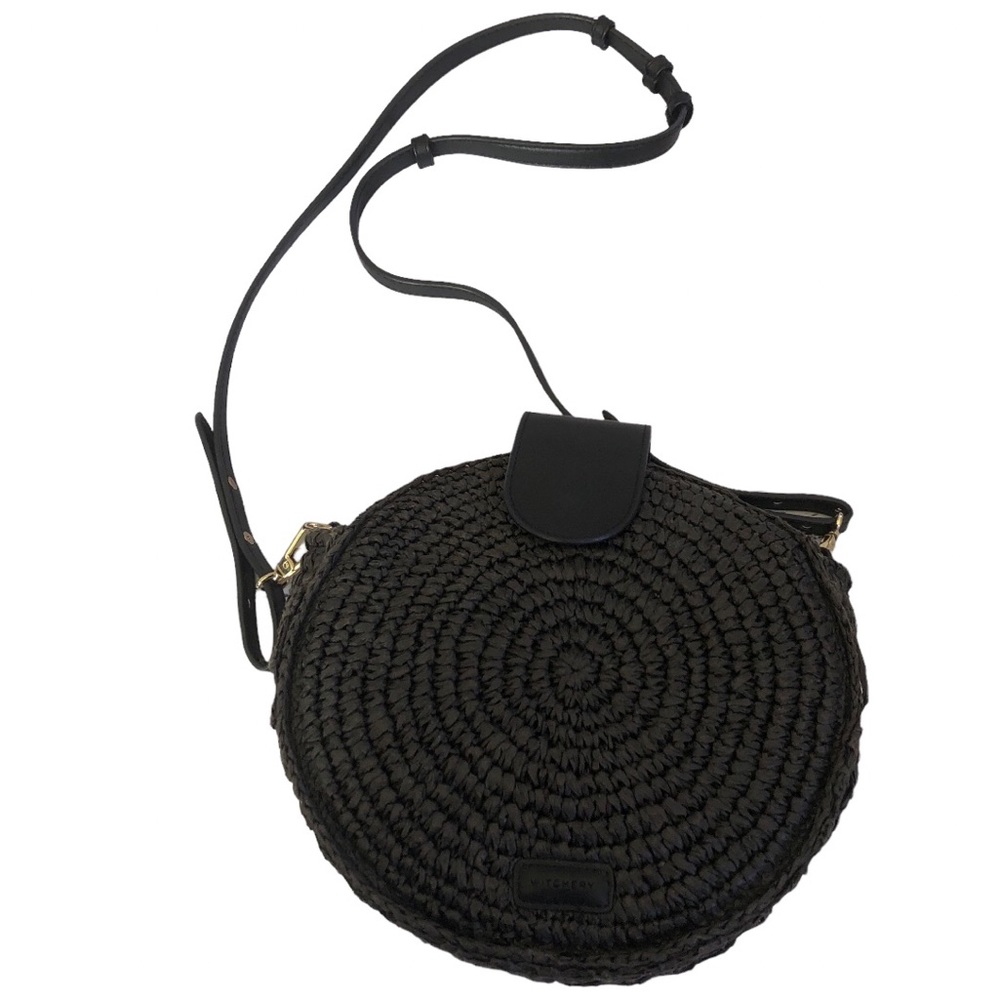 🌿 WITCHERY 🌿 black circle handbag with removable strap - Picture 1 of 7